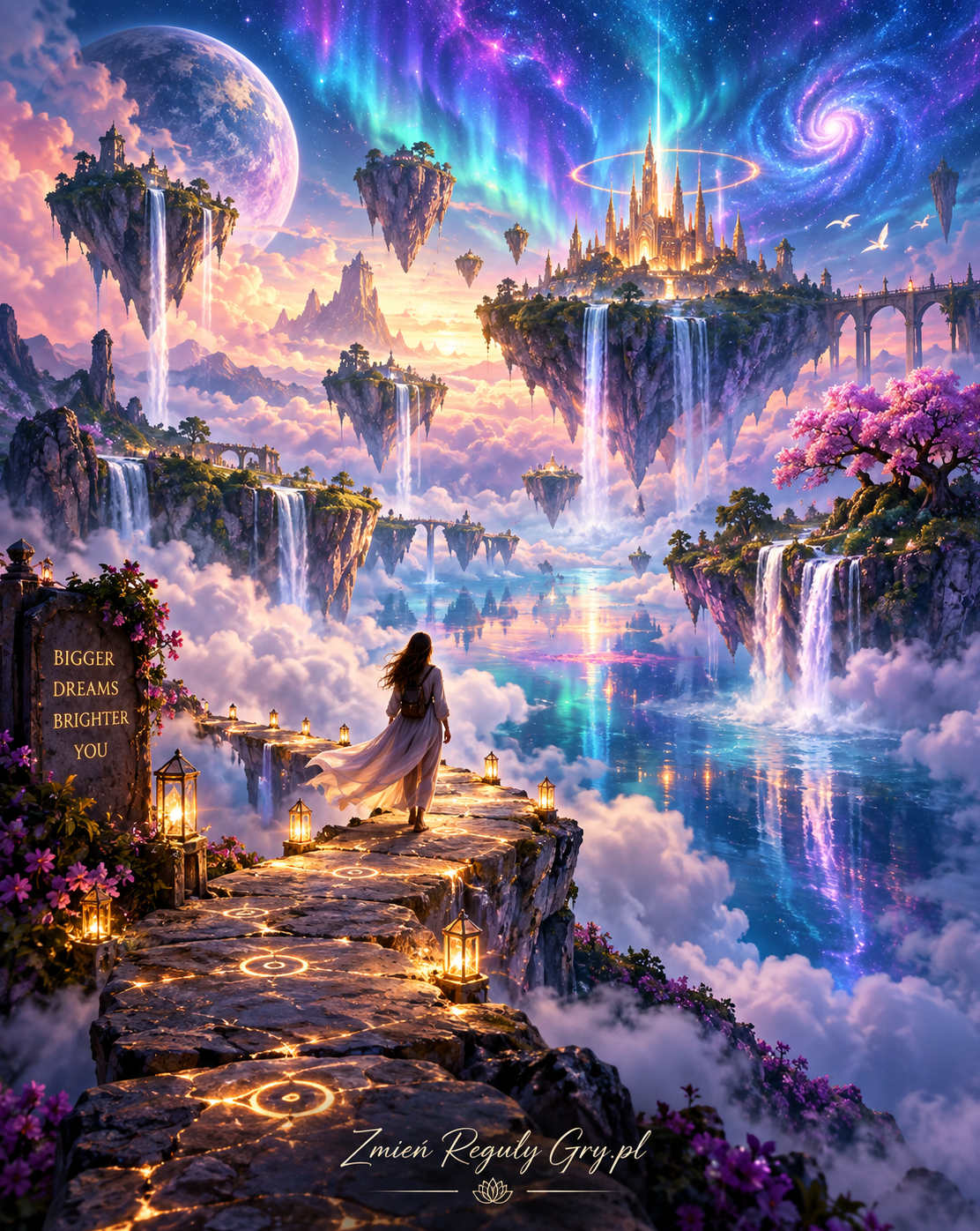 Świadomy sen – kobieta odkrywająca niezwykłą krainę snu podczas lucid dreaming